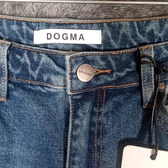 Dogma women's denim high rise flare leg jeans Medium wash size 29 - Picture 3 of 12